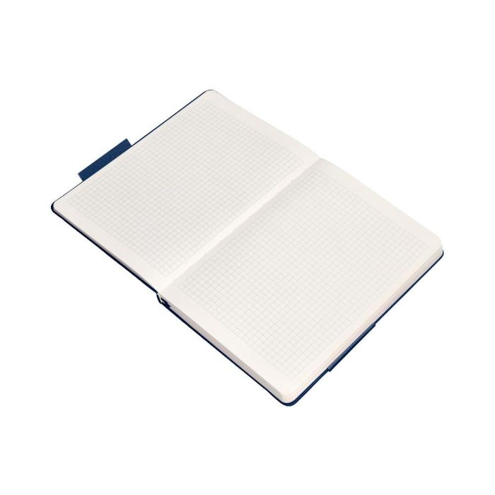 Cuaderno Con Gomilla Antartik Notes Tapa Dura A4 Hojas Cuadricula Azul Marino 100 Hojas 80 gr Fsc 8