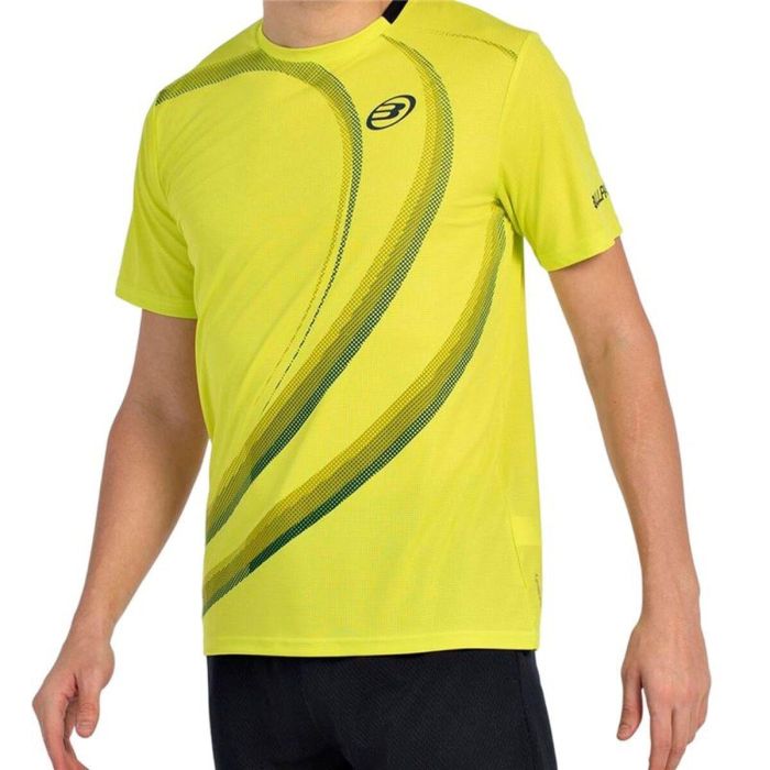 Camiseta de Manga Corta Hombre Bullpadel Beque Amarillo Pádel 0 Camiseta de Manga Corta Hombre Bullpadel Beque Amarillo Pádel 0