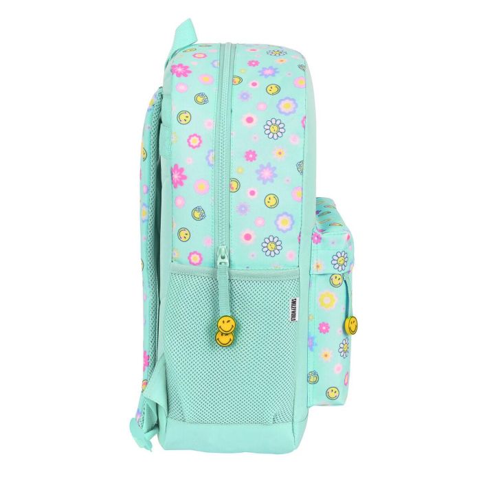 Mochila Escolar Smiley Summer fun Turquesa (32 x 43 x 14 cm) 2 Mochila Escolar Smiley Summer fun Turquesa (32 x 43 x 14 cm) 2