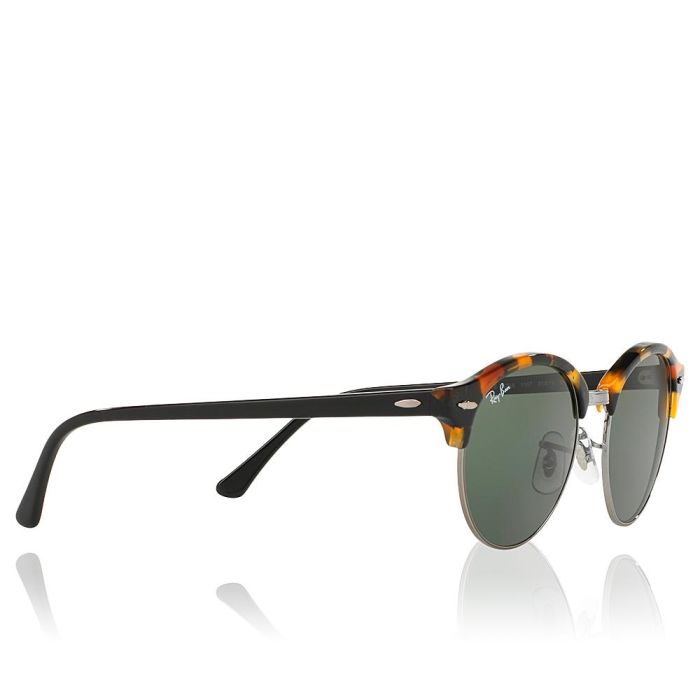 Rayban Gafas de Sol RB4246 1157 51 mm Negro Havana Carey Montura Marrón Lente Verde 1