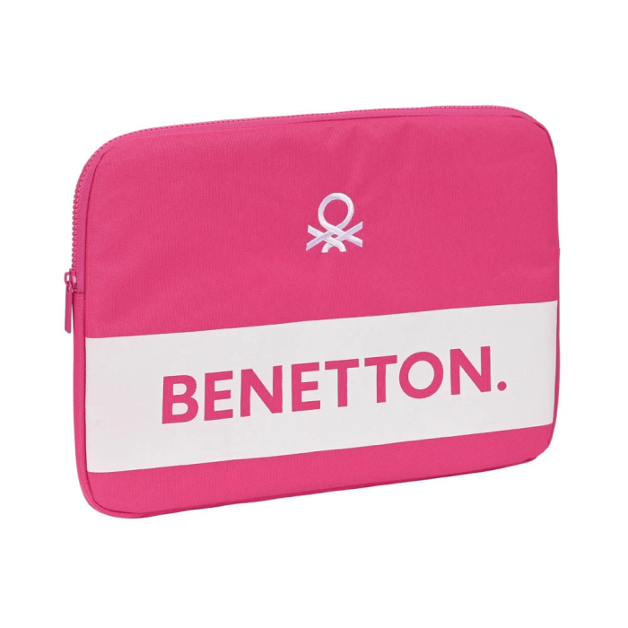 Funda para Portátil Benetton Raspberry Fucsia (34 x 25 x 2 cm) 0 Funda para Portátil Benetton Raspberry Fucsia (34 x 25 x 2 cm) 0