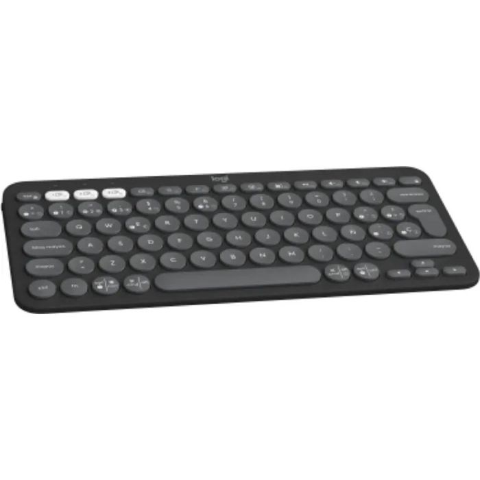 Logitech Teclado Pebble Keys 2 K380s Bluetooth, Diseño Delgado y Minimalista con Plástico Reciclado 1