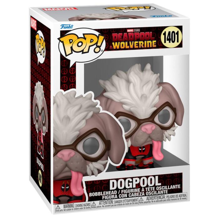 Funko 79769 Funko Pop! Dogpool Figura Marvel Deadpool y Wolverine 9 cm 0 Funko 79769 Funko Pop! Dogpool Figura Marvel Deadpool y Wolverine 9 cm 0
