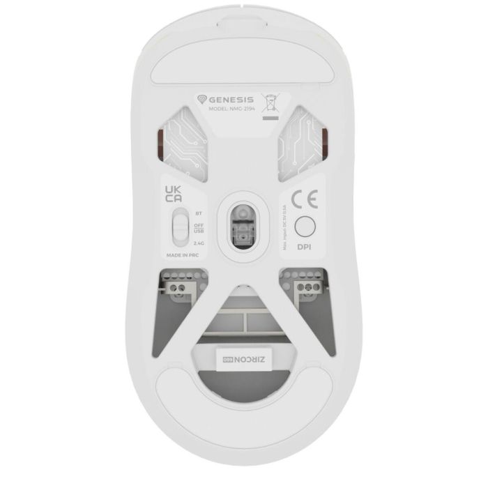 GENESIS NMG-2194 ratón Juego Ambidextro Bluetooth + USB Type-C Óptico 26000 DPI 11 GENESIS NMG-2194 ratón Juego Ambidextro Bluetooth + USB Type-C Óptico 26000 DPI 11