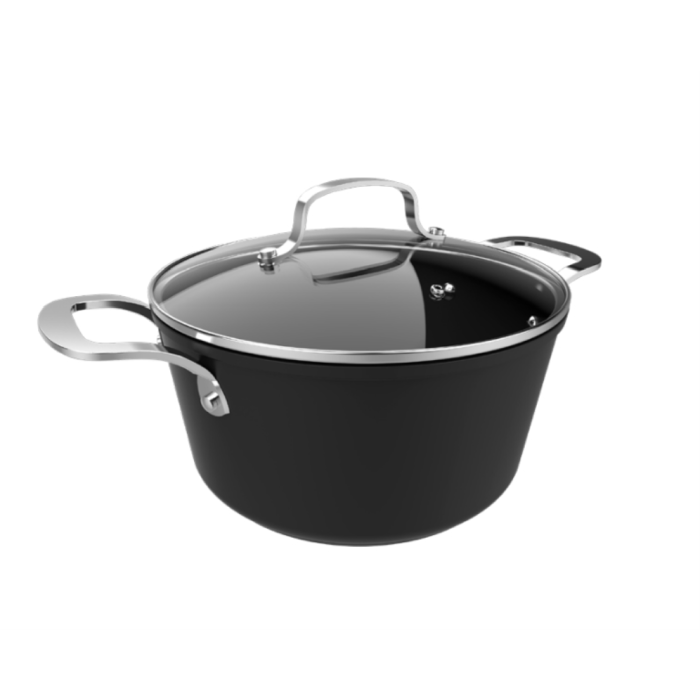 Cecotec 01126 cacerola 4,7 L Alrededor Negro, Plata Cecotec 01126 cacerola 4,7 L Alrededor Negro, Plata