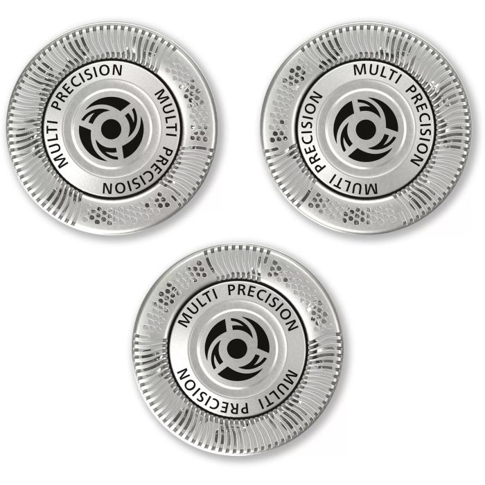 Philips SH50/50 Cabezales de Recambio para Afeitadora Eléctrica Series 5000, 6000 y AquaTouch - Pack de 3 Cuchillas MultiPrecision