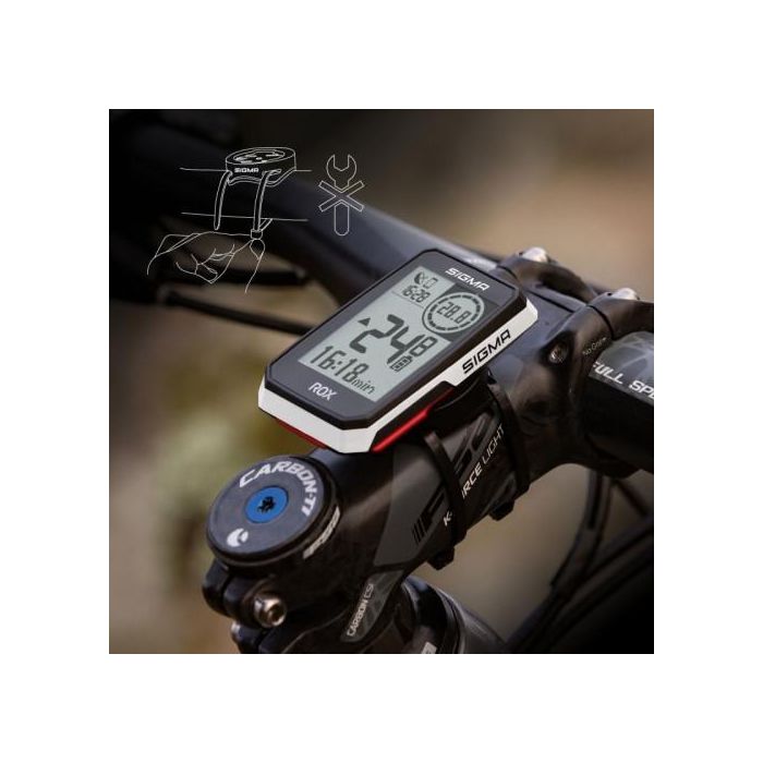 Sigma Sport ROX 2.0 - Ciclocomputador GPS Inalámbrico para Bicicleta con Navegación, Compatible con E-Bikes, Pantalla 2" (5,08 cm), Negro y Blanco - Ref. 01051 2 Sigma Sport ROX 2.0 - Ciclocomputador GPS Inalámbrico para Bicicleta con Navegación, Compatible con E-Bikes, Pantalla 2" (5,08 cm), Negro y Blanco - Ref. 01051 2