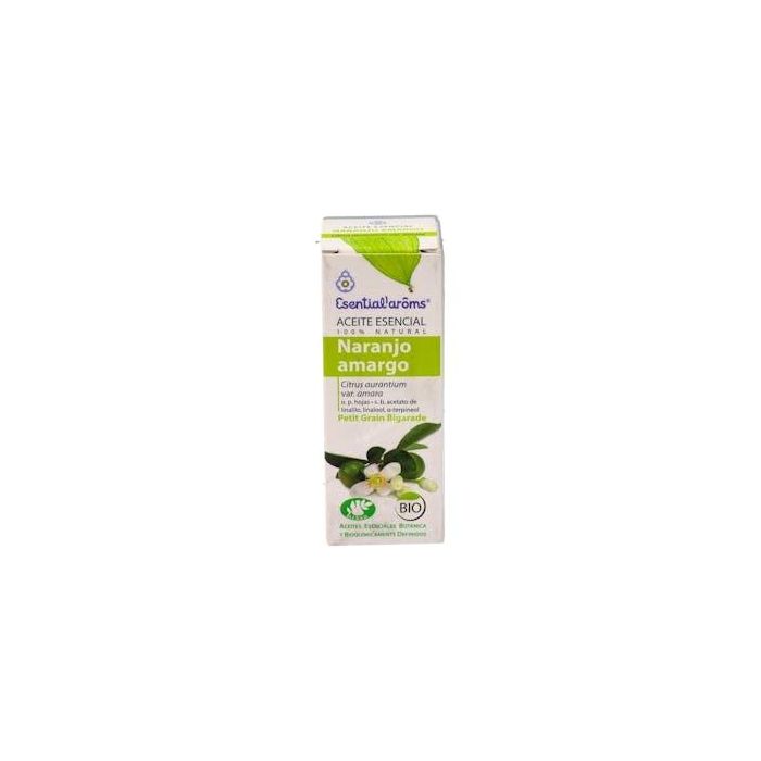 ESENTIAL AROMS Aceite Esencial Naranjo Amargo Bio 10ml para Ansiedad, Acné y Desodorante