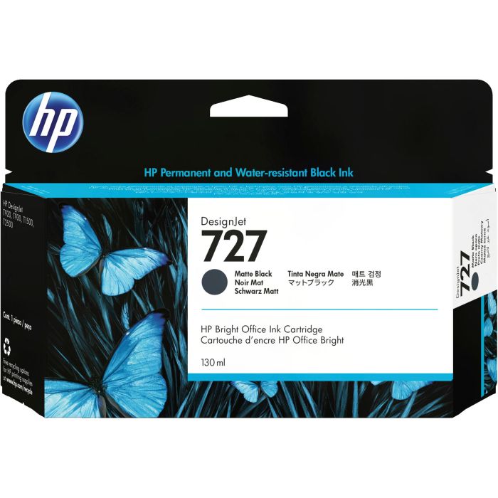 HP Designjet T920/T1500 Nº727 Cartucho Negro Mate Alta 130ml