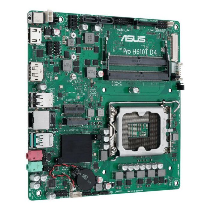ASUS Placa Base Intel H610 LGA1700 Mini-ITX DDR4 para Empresas con M.2, HDMI, DP, ASUS CSM y Control Center Express 1