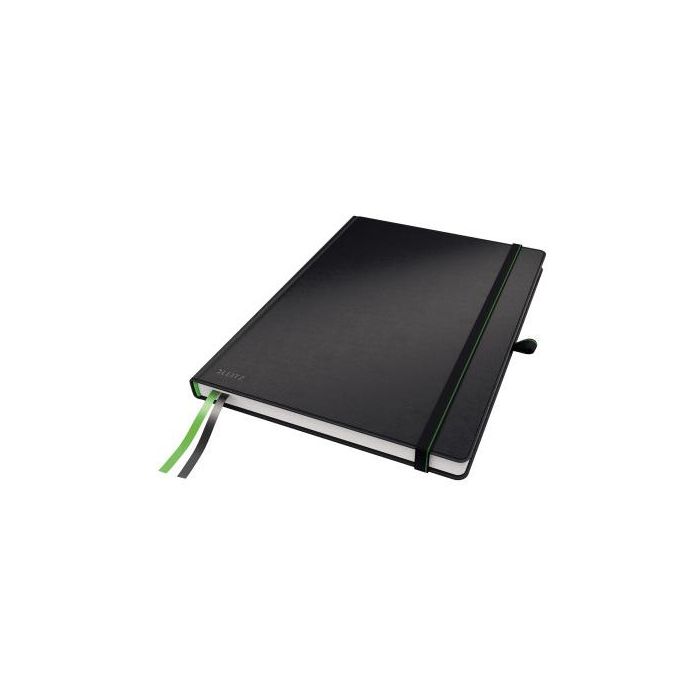 Cuaderno Con Gomilla Leitz Complete Tapa Dura Din A4 80 Hojas Cuadro 5 mm Color Negro