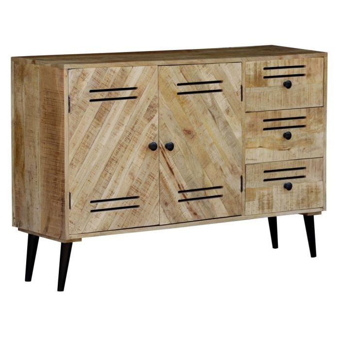 DKD Home Decor Buffet Alpino Negro 140 x 40 x 93 cm 1