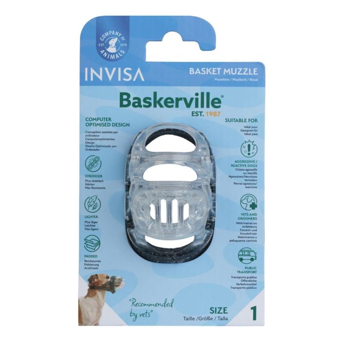 Bozal Company of Animals Transparente Talla 1 1 Bozal Company of Animals Transparente Talla 1 1