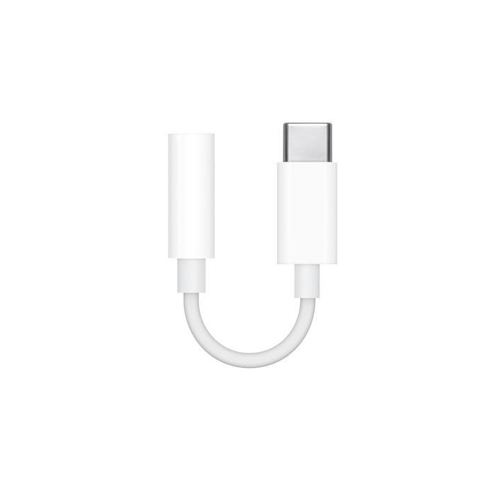 Adaptador Apple MU7E2ZM/A de USB Tipo-C a Toma para Auriculares 3.5mm 1