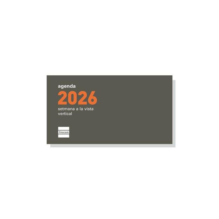 Recambio Agenda Anual (2026) Catalan Finocam P199C Plana Pl1 118X64 Anualidad S/V