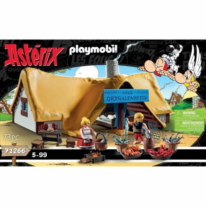 Playmobil Asterix La Cabaña de Ordenalfabetix Set de Juego para Niños 2