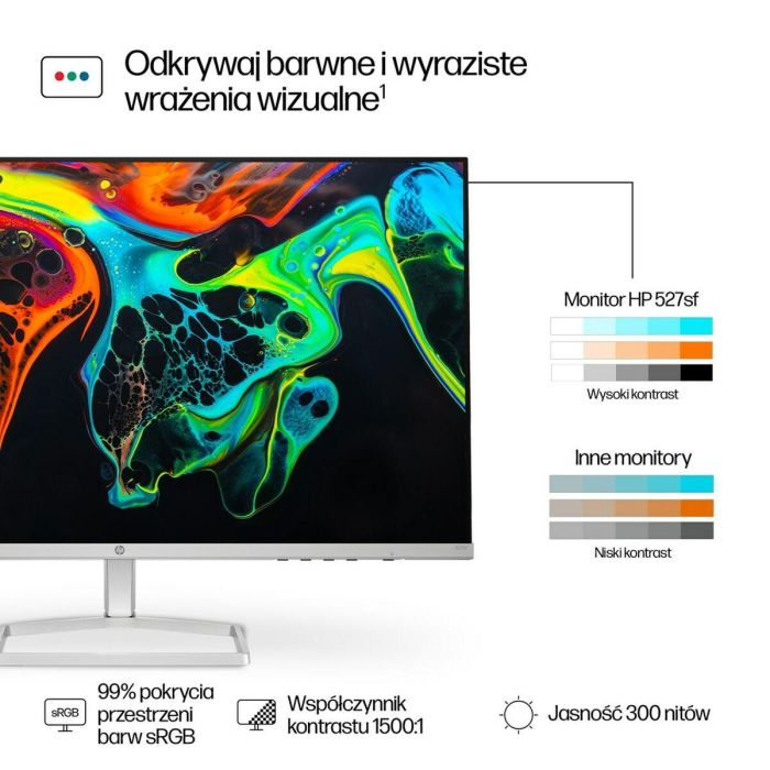 HP 527sf Monitor 27" FHD IPS 100Hz 5ms Blanco 26 HP 527sf Monitor 27" FHD IPS 100Hz 5ms Blanco 26