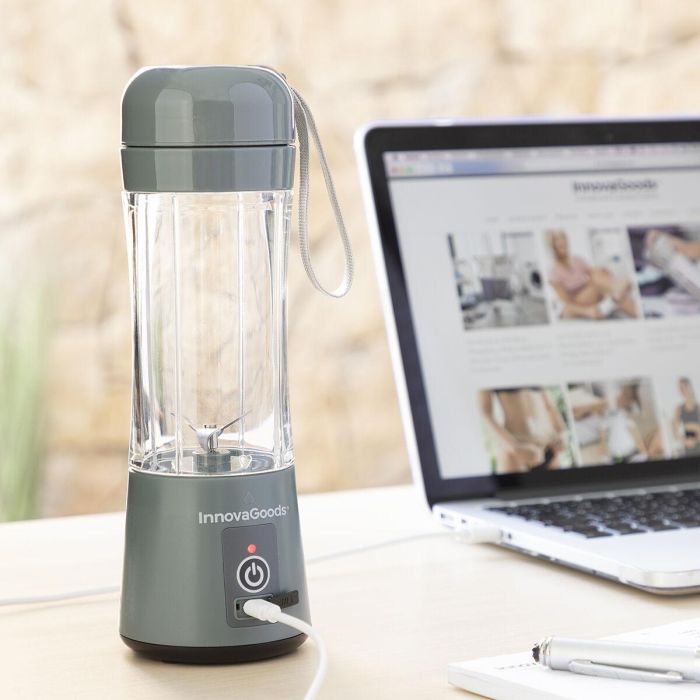 Batidora de Vaso Portátil Recargable Shakuit InnovaGoods 6 Batidora de Vaso Portátil Recargable Shakuit InnovaGoods 6