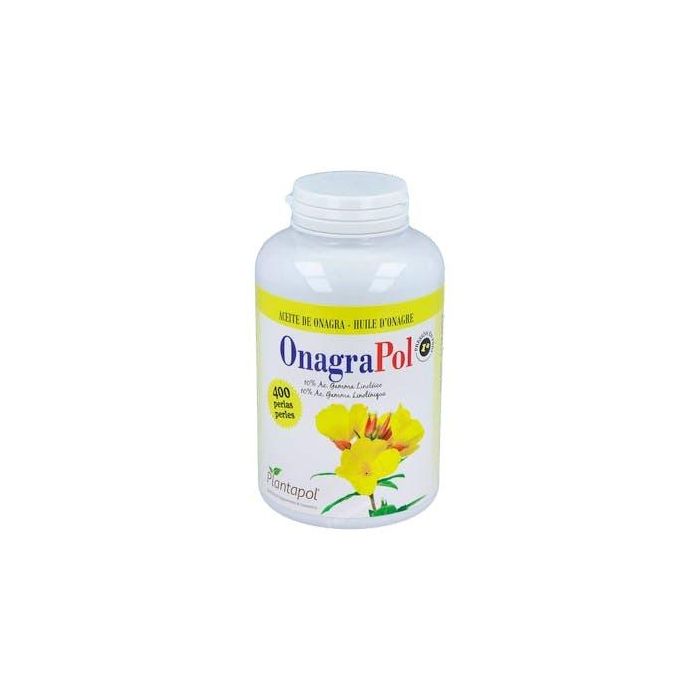 PLANTAPOL Onagrapol Aceite de Onagra 500mg, 400 perlas. Ayuda a regular niveles de hormonas y sistema nervioso.