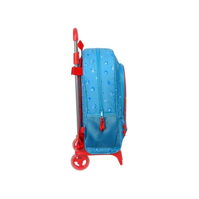 Mochila Escolar con Ruedas SuperThings Rescue force 32 x 42 x 14 cm Azul 2