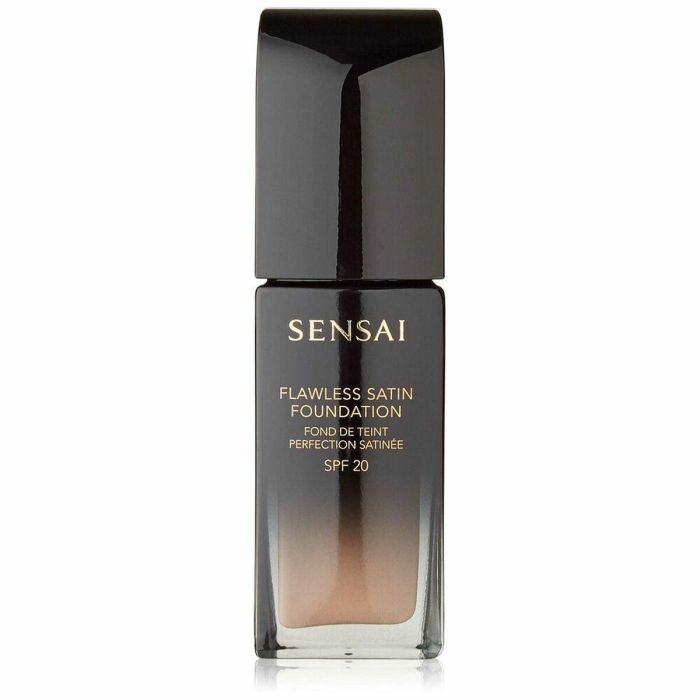 Base de Maquillaje Fluida Lawless Satin Foundation Sensai 202-Ochre beig (30 ml)