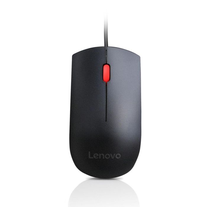 Lenovo Ratón USB Óptico 1600 DPI 1.8m - Negro 1