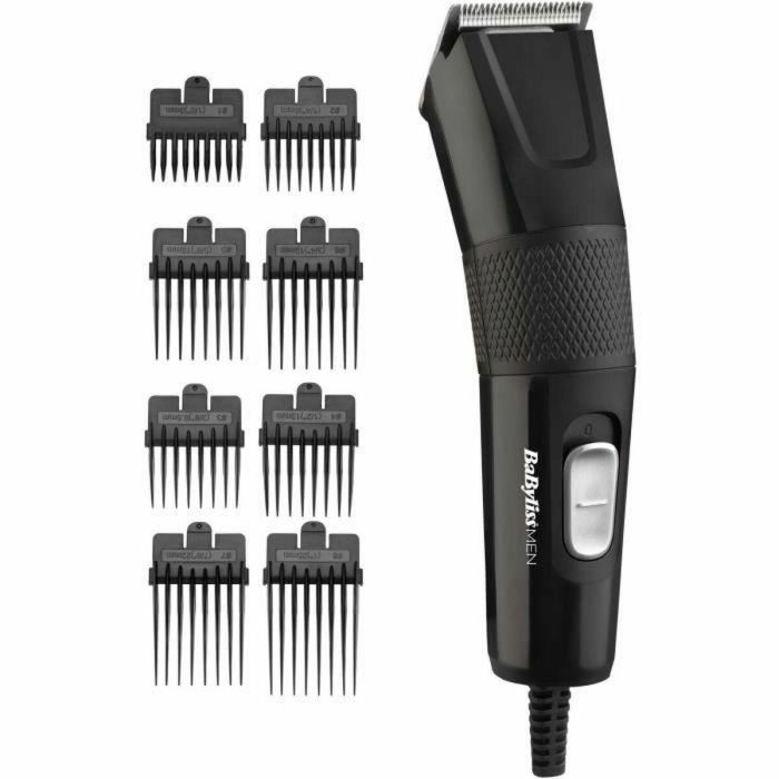 Babyliss Cortapelos E756E Power Clipper Cuchilla Acero Inoxidable 45mm 8 Guardas 9 Longitudes de 0.5mm a 25mm Cable 2m 7