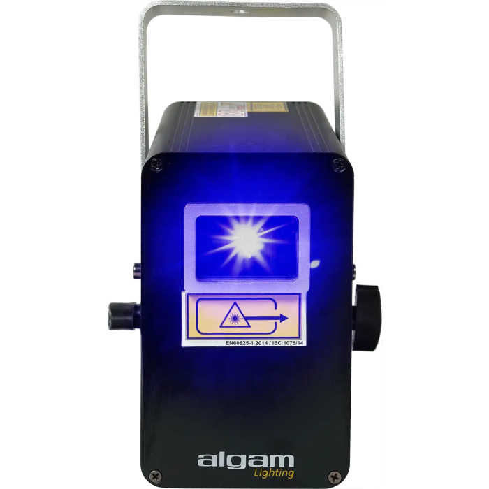 Algamlight Láser de Animación 1000mW Rosa Rojo Azul 638nm 450nm Clase 3B 20 Kpps 2000 Programas Auto Musical DMX Interior IP20 2