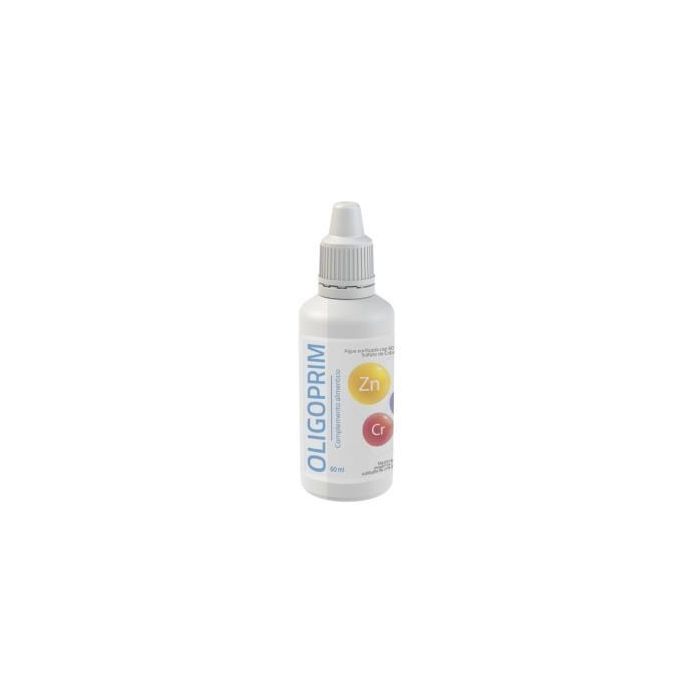 SALUDALKALINA Oligoprim 60ml para Control de Peso y Glucosa: Zinc, Cobre, Cobalto, Cromo. Reduce Ansiedad por Dulces.