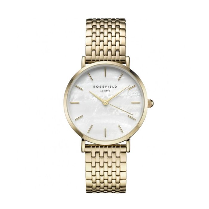 Reloj Mujer Rosefield UEWG-U21 Blanco Oro 1