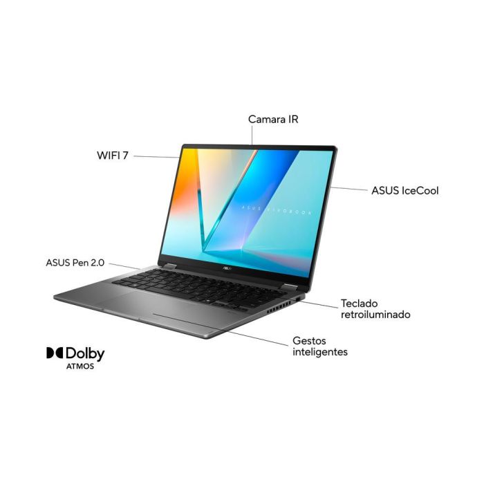 Asus TP3407SA-QL064W Portátil Convertible 14" OLED Intel Core Ultra 7 32GB RAM 1TB SSD 2