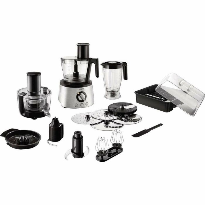 Philips HR7778/00 Procesador de Alimentos 6 en 1, 1300 W, 3,4 L, Acero Inoxidable, Tecnología PowerChop, Recipiente 3,4 L y Batidora 2,2 L 4 Philips HR7778/00 Procesador de Alimentos 6 en 1, 1300 W, 3,4 L, Acero Inoxidable, Tecnología PowerChop, Recipiente 3,4 L y Batidora 2,2 L 4