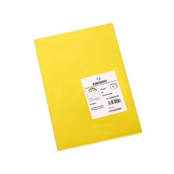 Iris Cartulina 297x420 mm 185 gr Amarillo Canario -50U- Iris Cartulina 297x420 mm 185 gr Amarillo Canario -50U-