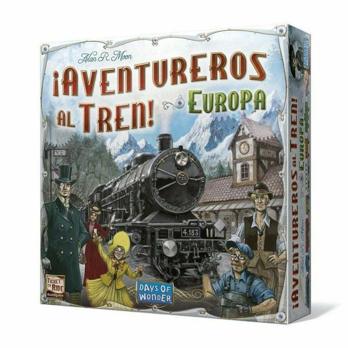 Days of Wonder Aventureros al Tren! Europa - Juego de Mesa de Estrategia Familiar para 2-5 Jugadores, Edición Europa, Aventura en Tren 0 Days of Wonder Aventureros al Tren! Europa - Juego de Mesa de Estrategia Familiar para 2-5 Jugadores, Edición Europa, Aventura en Tren 0