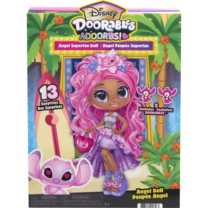 Muñecas Disney Angele Doorables, muñecas coleccionables, juguetes para niños de 5 años en adelante 3