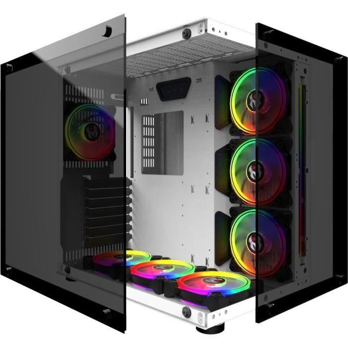 Mred - PC Gamer ATX - White RGB Crystal Sea 1 Mred - PC Gamer ATX - White RGB Crystal Sea 1