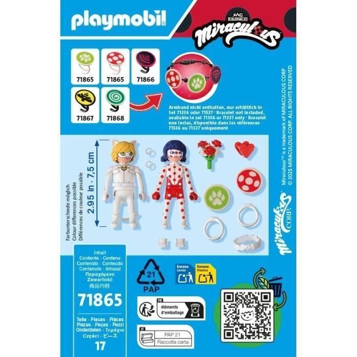 Playmobil 71865 Miraculous: Ladybug y Cat Noir Sueño Boda - Set de Figuras con Ramo, Anillos y Accesorios, Edad +4 años 4 Playmobil 71865 Miraculous: Ladybug y Cat Noir Sueño Boda - Set de Figuras con Ramo, Anillos y Accesorios, Edad +4 años 4