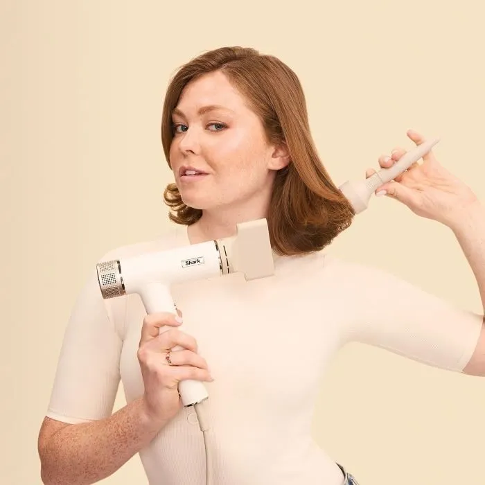 Shark Secador de pelo HD334EU SpeedStyle Curler & RapidGloss para cabello liso y ondulado Secado rápido