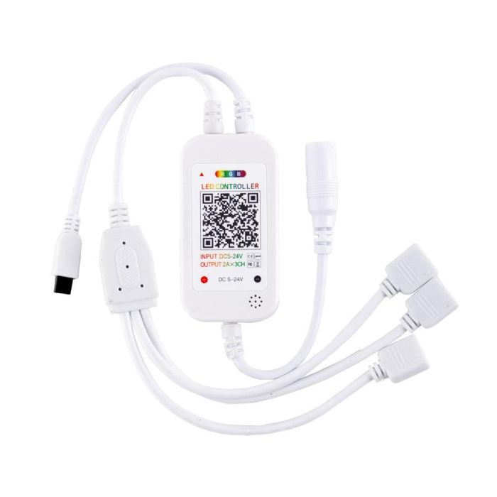 Kit Tira 108W 4.500Lm 450 LEDs 15 metros RGB Blister Transformador, Controlador, Control Remoto IP20 40.000H [CA-KITRGB-15M] 5