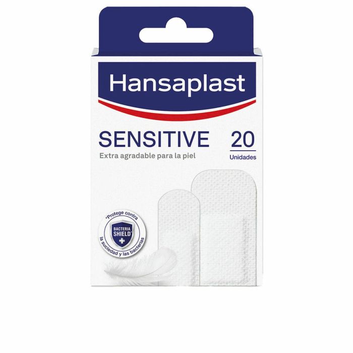 Hansaplast HP SENSITIVE Apósitos Hipoalergénicos para Piel Sensible y Diabéticos - 2 Tamaños, 20 Unidades