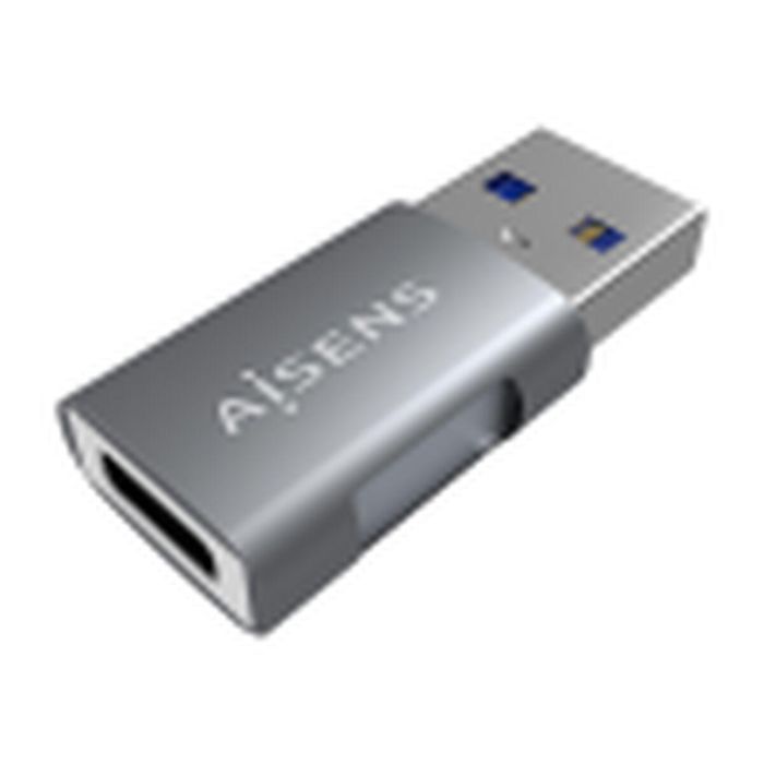 AISENS - MINI ADAPTADOR USB 3.2 GEN2 10G 3A, TIPO USB-C/H-A/M, GRIS 1 AISENS - MINI ADAPTADOR USB 3.2 GEN2 10G 3A, TIPO USB-C/H-A/M, GRIS 1
