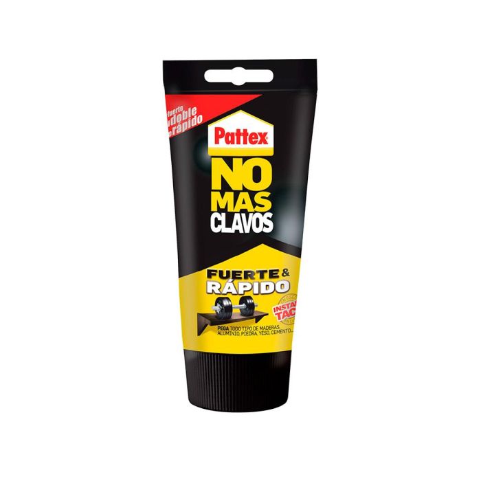 Pattex No más clavos - Adhesivo de montaje extra fuerte 150 g para madera, metal, PVC y más 0 Pattex No más clavos - Adhesivo de montaje extra fuerte 150 g para madera, metal, PVC y más 0