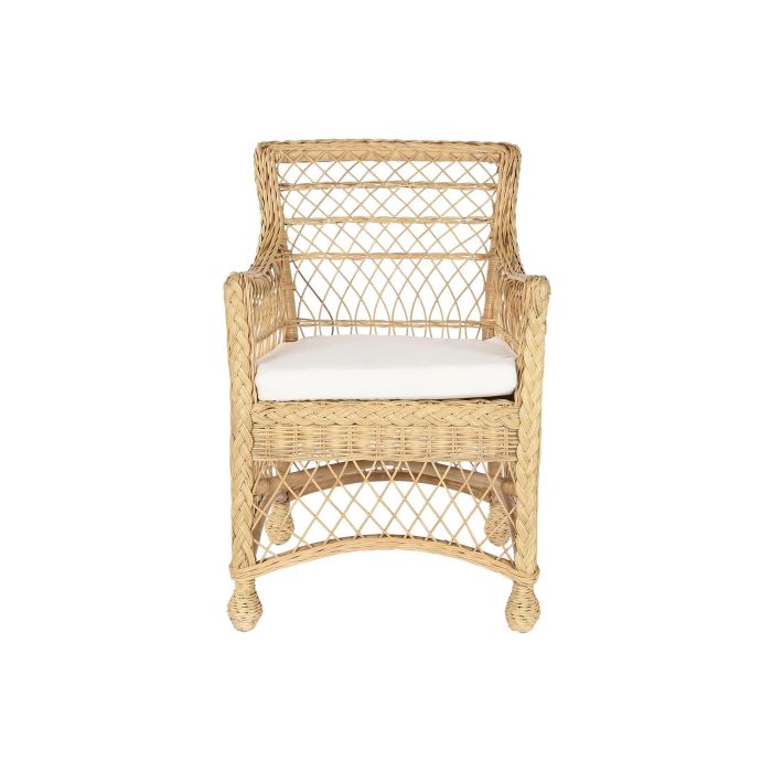 Sillón DKD Home Decor Blanco Natural 56 x 63 x 86 cm 4 Sillón DKD Home Decor Blanco Natural 56 x 63 x 86 cm 4