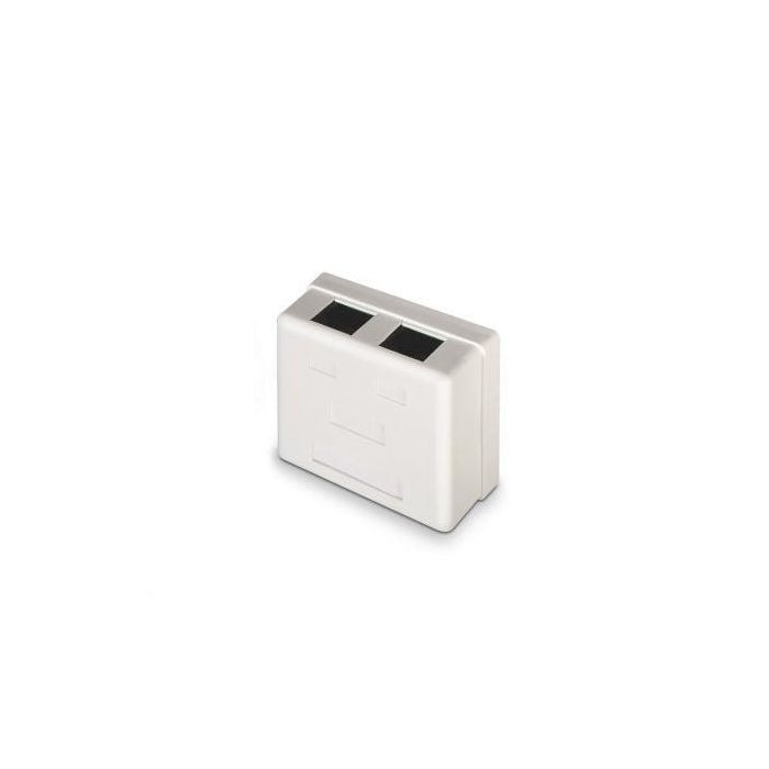 Aisens Roseta de Superficie RJ45 Cat.6 UTP 2 Tomas Blanco - RoHS 2 Aisens Roseta de Superficie RJ45 Cat.6 UTP 2 Tomas Blanco - RoHS 2