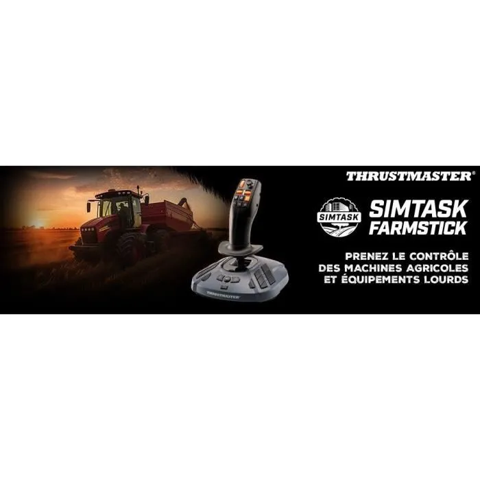 Thrustmaster THR3362932916147 SimTask FarmStick Joystick para simulador Negro Agricultura y maquinaria pesada 4
