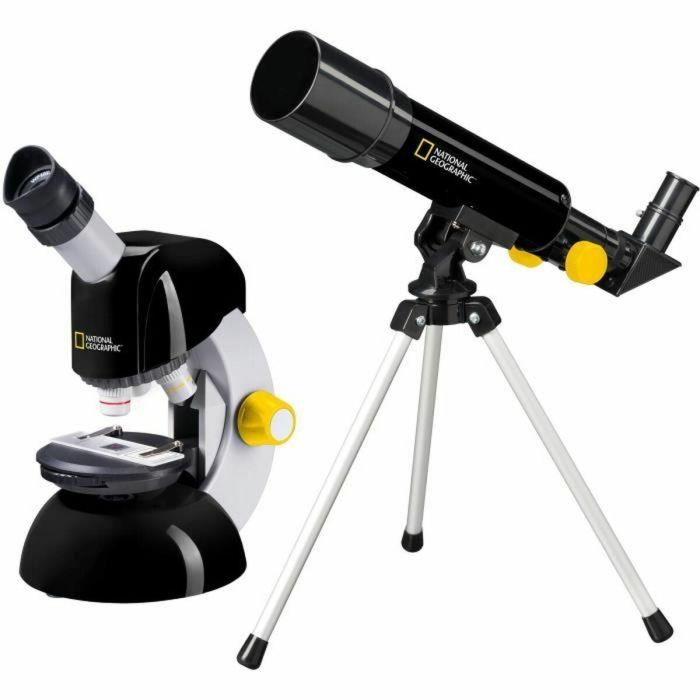 National Geographic Kit Telescopio Refractor 50mm (18-29x) + Microscopio Infantil (40-640x) con 3 Objetivos LED 0 National Geographic Kit Telescopio Refractor 50mm (18-29x) + Microscopio Infantil (40-640x) con 3 Objetivos LED 0