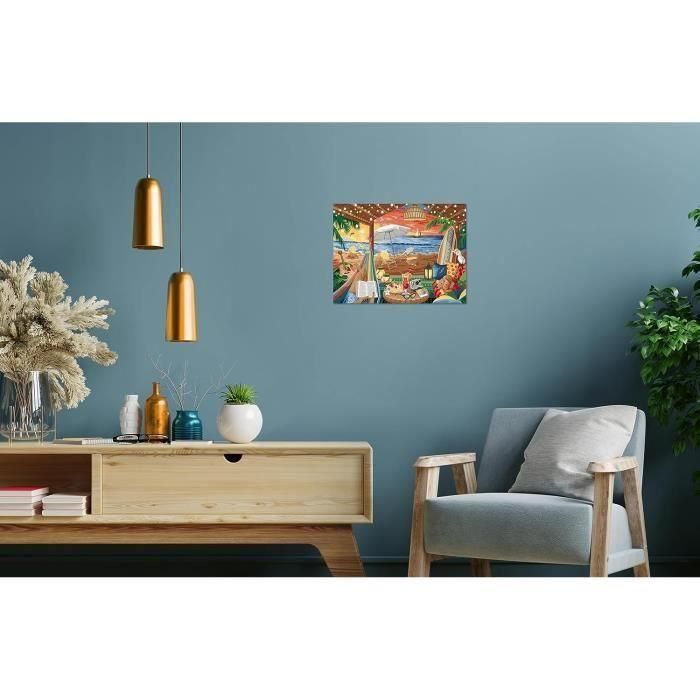 Ravensburger RAV4005556202768 CreArt Set de Pintura por Números "Cozy Cabana" 30x40 cm, +12 años 2