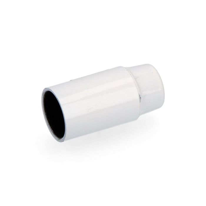 Edm Portalámparas de Baquelita Reforzado E14 Blanco Retractilado 250V para Interior