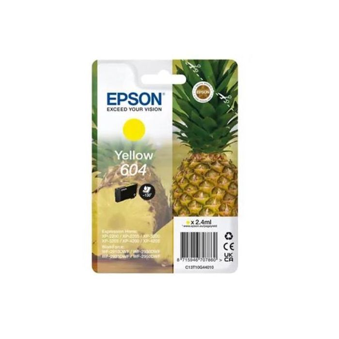 EPSON Cartucho Amarillo 604 XP-2200, WF-2910DWF Piña