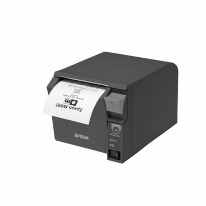 Impresora de Tickets Epson TM-T70II/ Térmica/ Ancho papel 80mm/ USB-Ethernet/ Negra